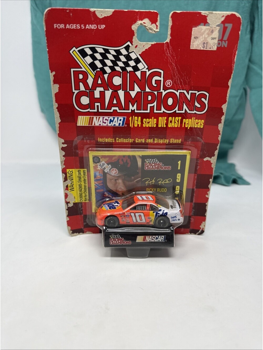 Racing Champions 1/64 Scale Die-cast Replica Number 10 Ricky Rudd